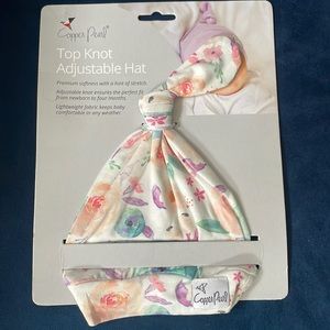 NWT: Copper Pearl Top Knot Adjustable Hat: Bloom